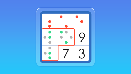 sudoku naked pairs technique